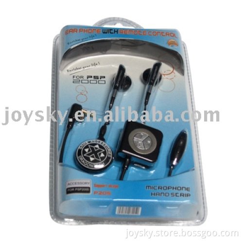Headphone with mic for PSP 2000